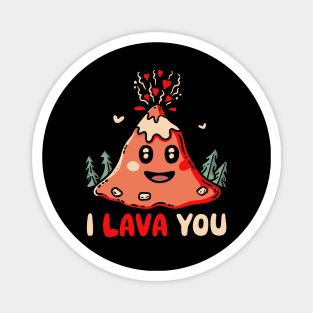 I Lava You Valentine's Day I Love You Magnet
